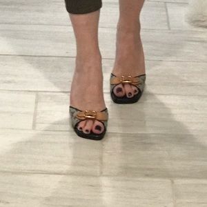Louis Vuitton strapless sandal